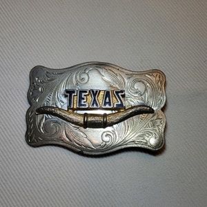 Texas Longhorns Nickle Silver Buckle